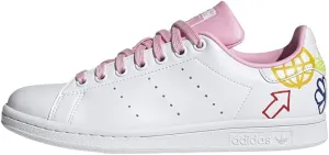 adidas Originals womens Stan Smith Sneaker, White/True Pink/White, 10 US