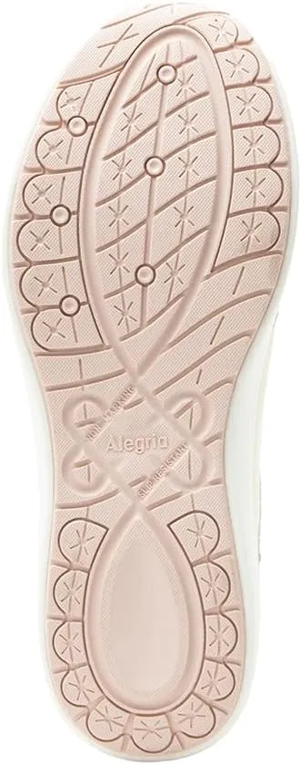 Alegria Women's Eazeer Lightweight Fashion Sneaker with Cork Footbed for Arch Support and Side Zipper for Easy Slip On and Off