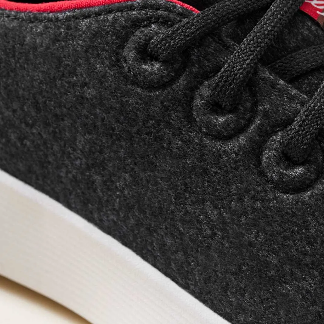 Allbirds Wool Runners Go - Natural Black/Kea Red (Natural White Sole)