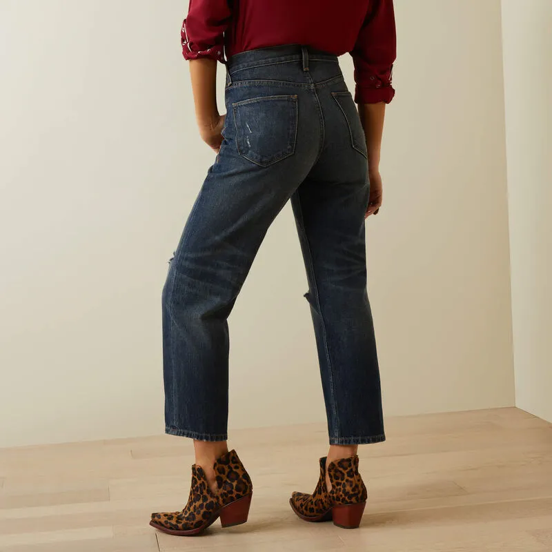 Ariat Ultra High Rise Tomboy Straight in Bora Bora Wash #5148
