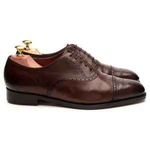 'Asquith' Brown Leather Oxford Brogue UK 7 E