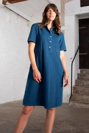 Bibico Alexa Shirt Dress Denim Blue