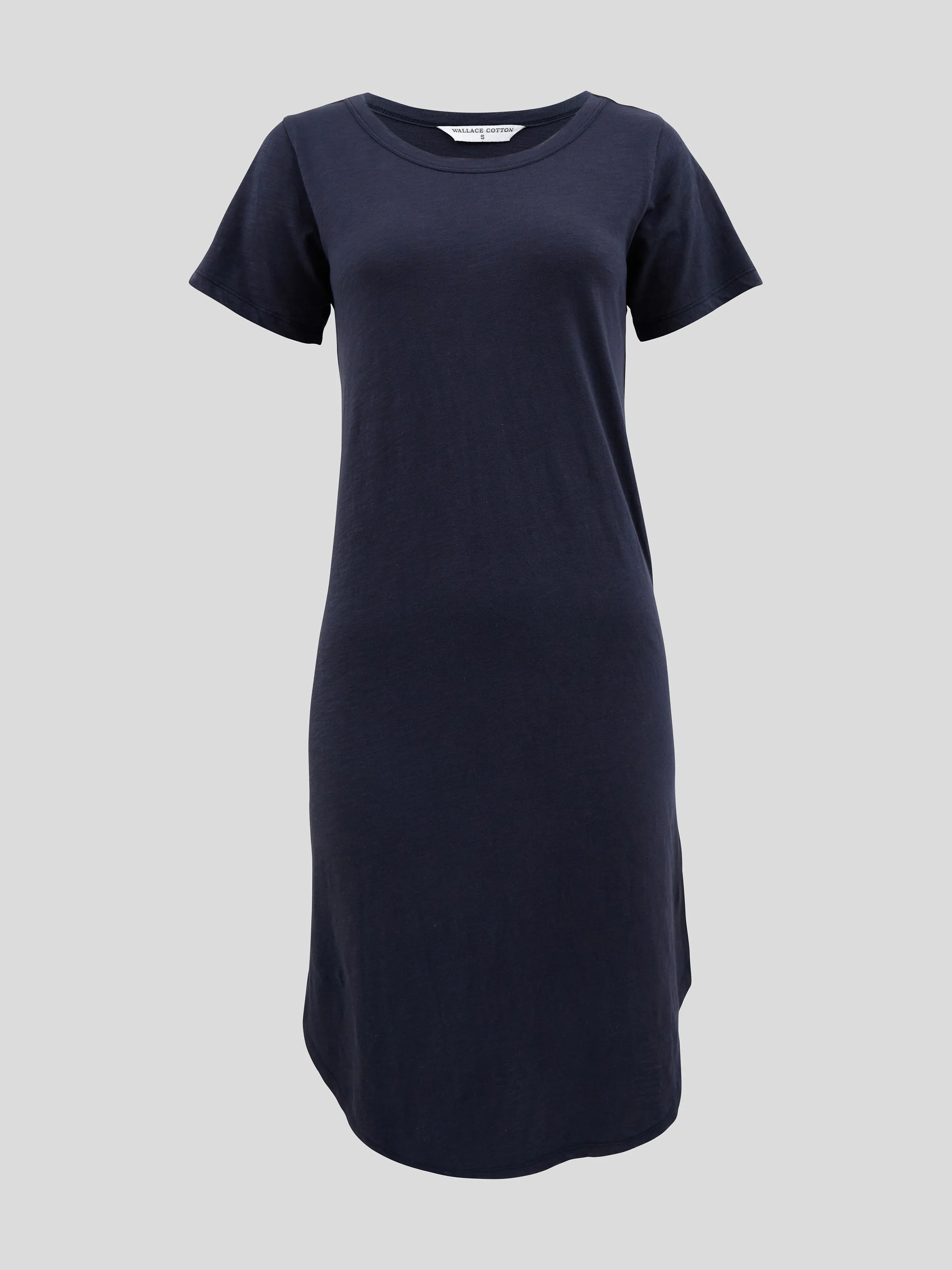 Billie Tee Shirt Dress in Navy