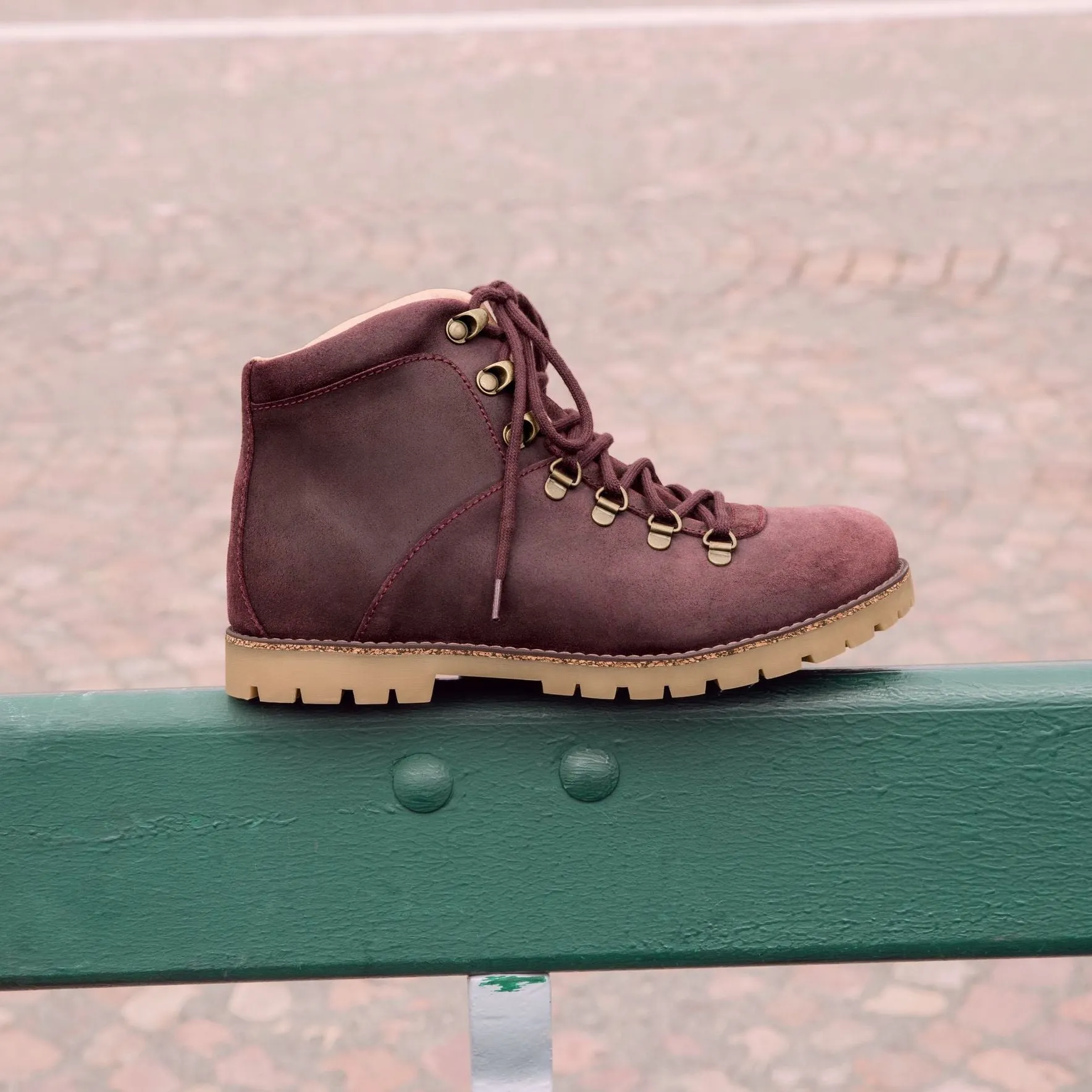 Birkenstock Jackson burgundy suede