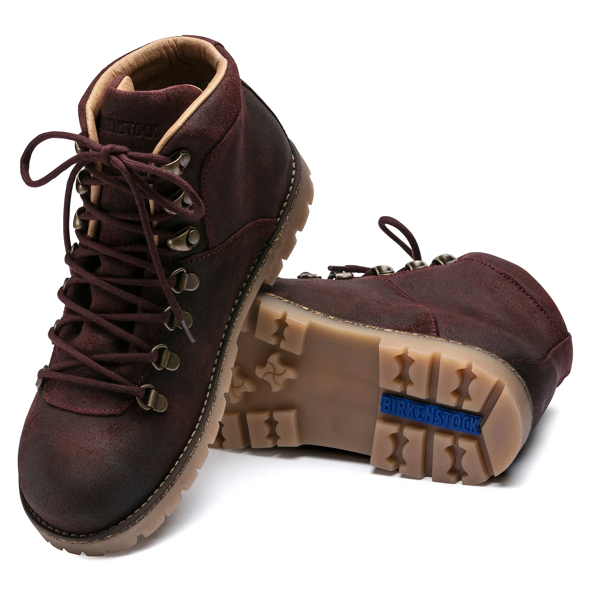 Birkenstock Jackson burgundy suede