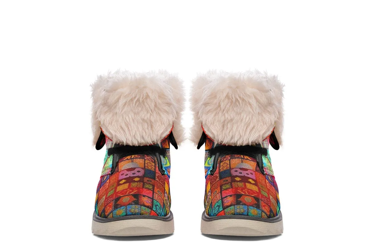 Blotter Fuzz Moon Boots