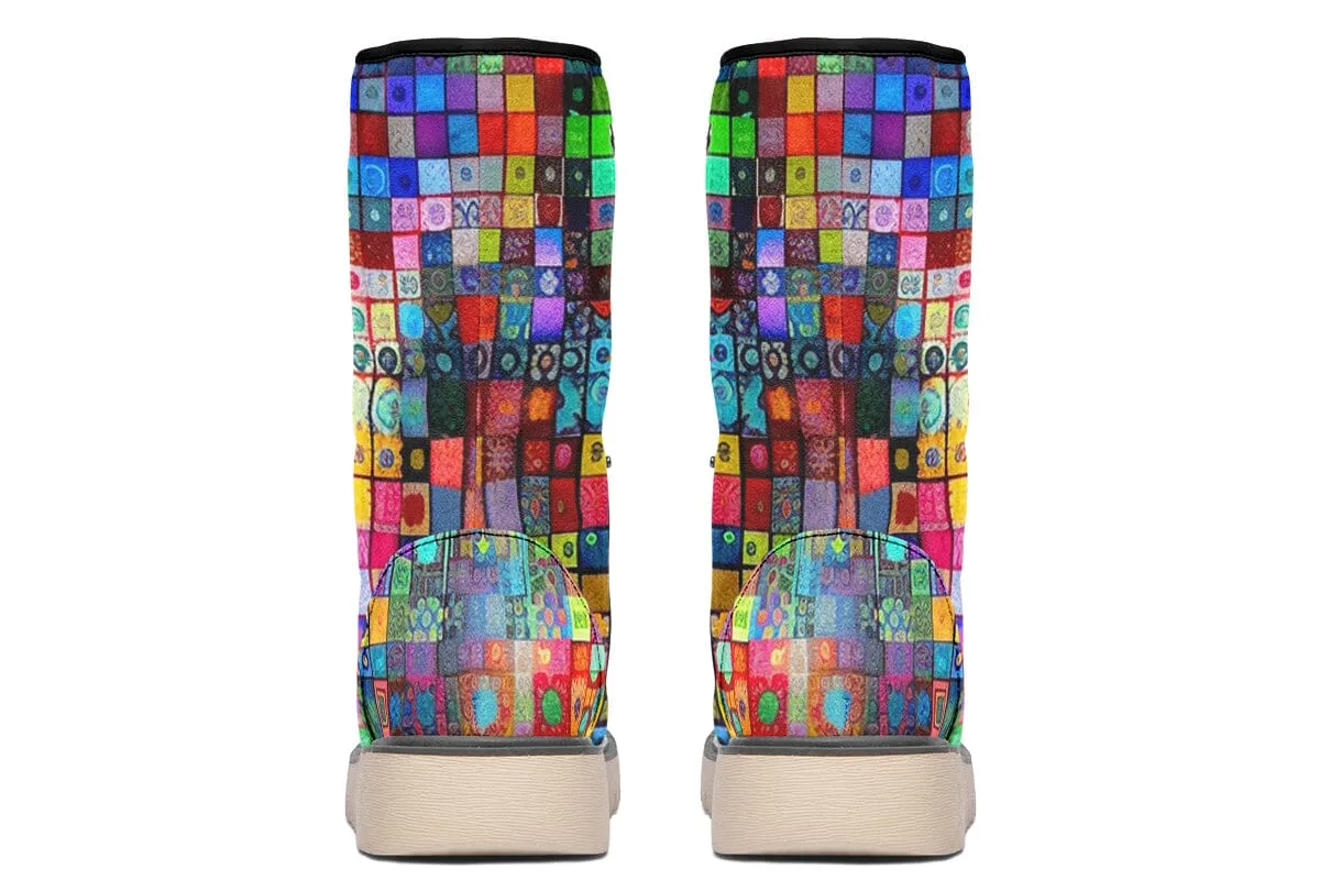 Blotter Fuzz Moon Boots