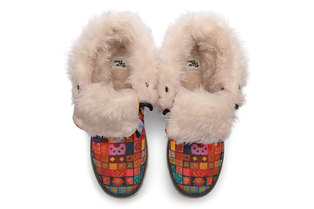 Blotter Fuzz Moon Boots