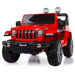 Chargeable Electric Jeep For Kids In Beautiful Design In Red Color