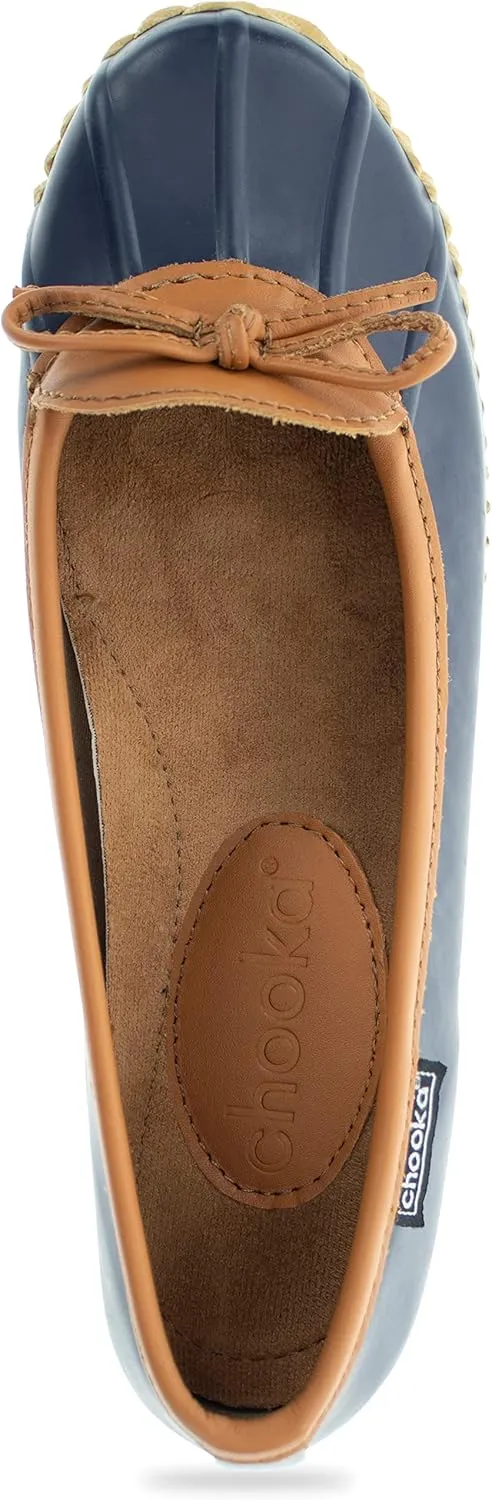 Chooka Women's Solid Duck Skimmer Ballet Flat