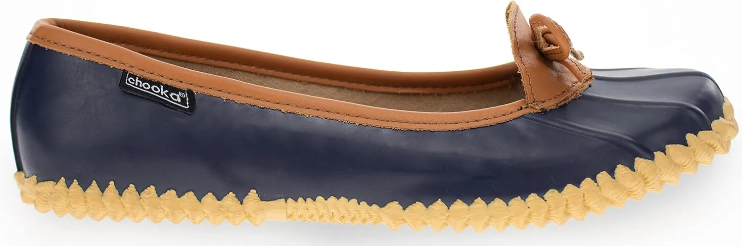 Chooka Women's Solid Duck Skimmer Ballet Flat