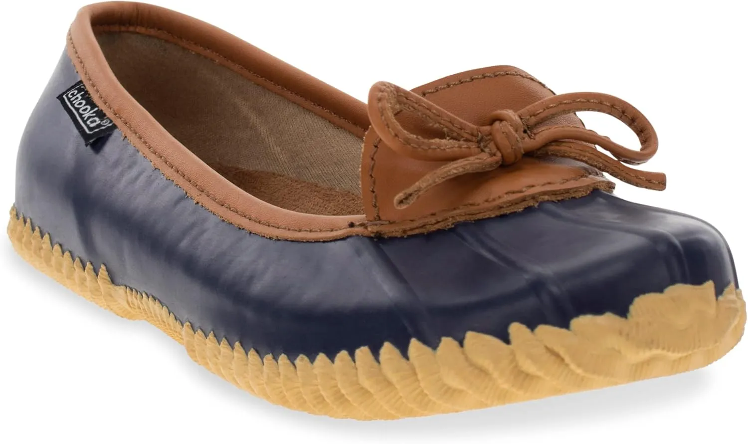 Chooka Women's Solid Duck Skimmer Ballet Flat