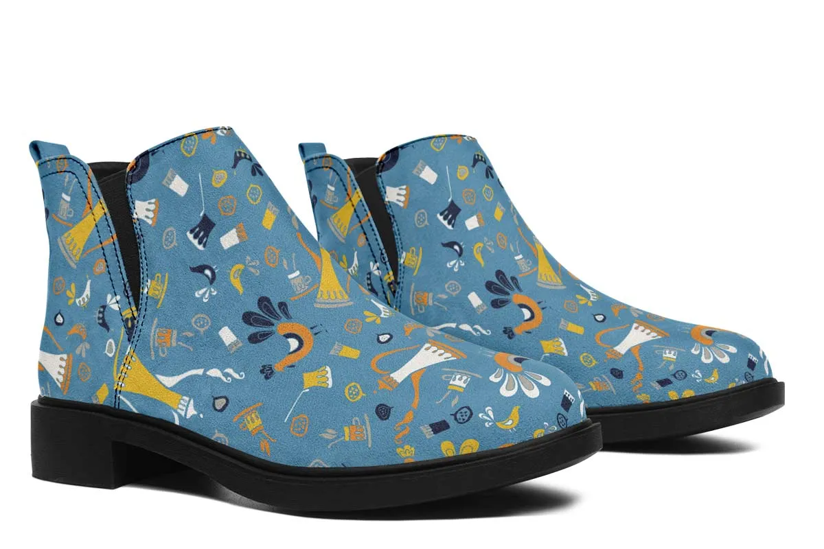 Coffee Chicken Neat Vibe Boots