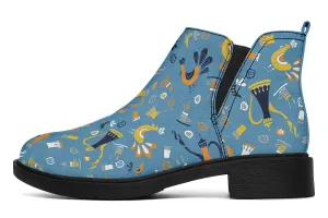 Coffee Chicken Neat Vibe Boots