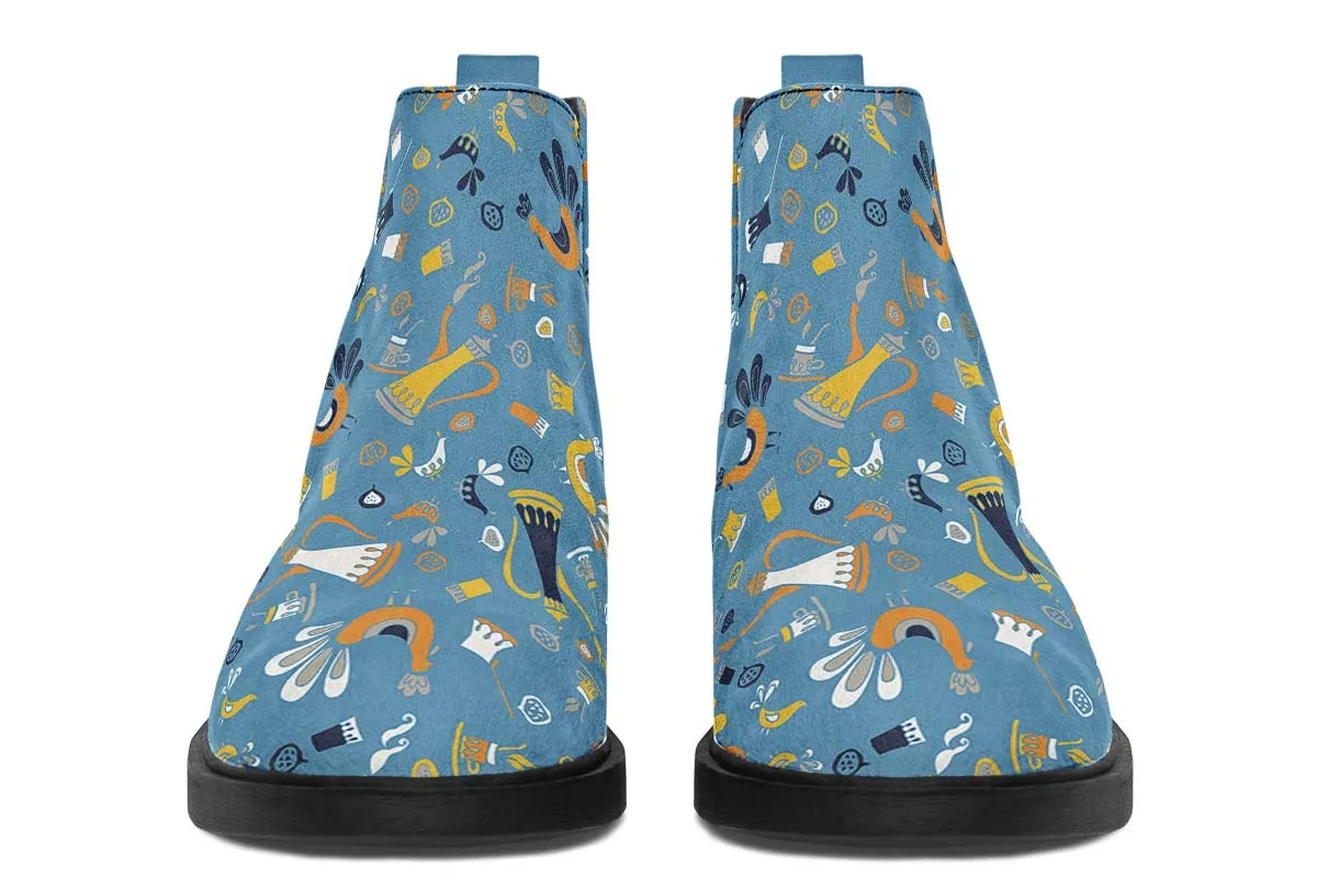 Coffee Chicken Neat Vibe Boots