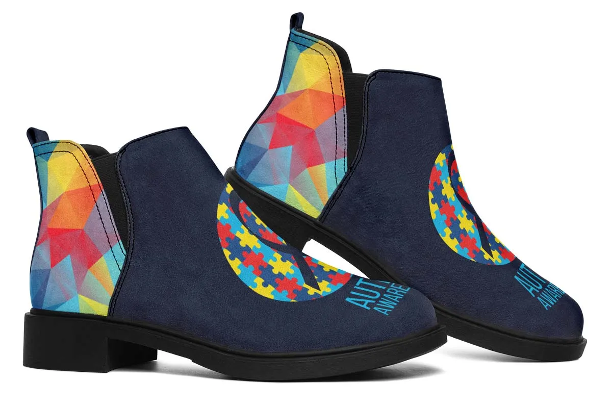 Colorful Autism Neat Vibe Boots