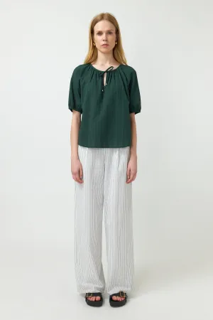 Cross-stitched top