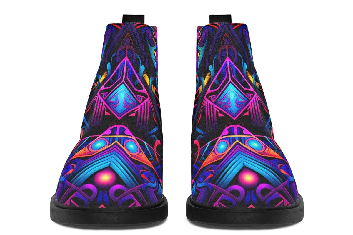Cyber Lines Neat Vibe Boots