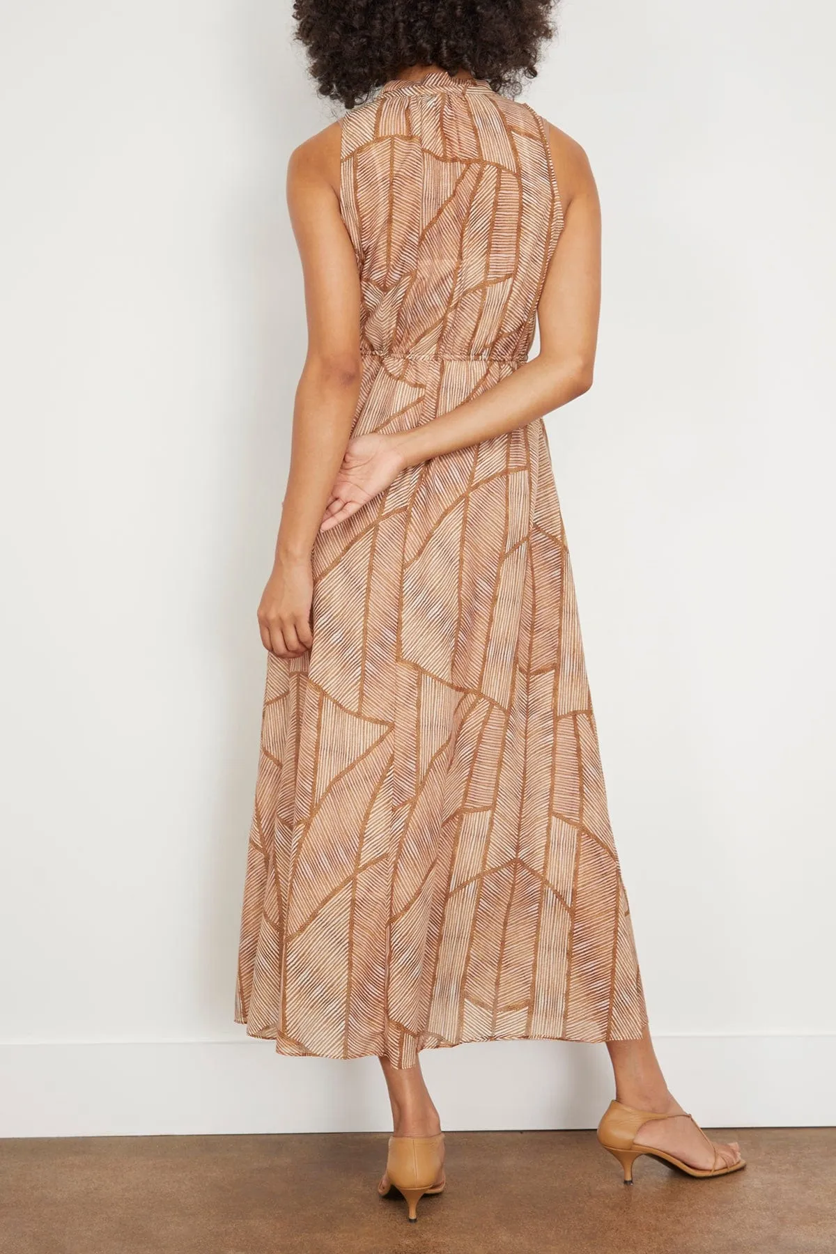 Darby Dress in Gold Geode