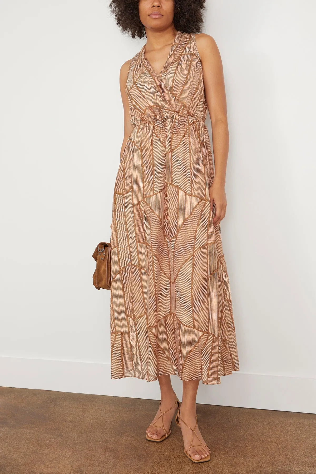 Darby Dress in Gold Geode