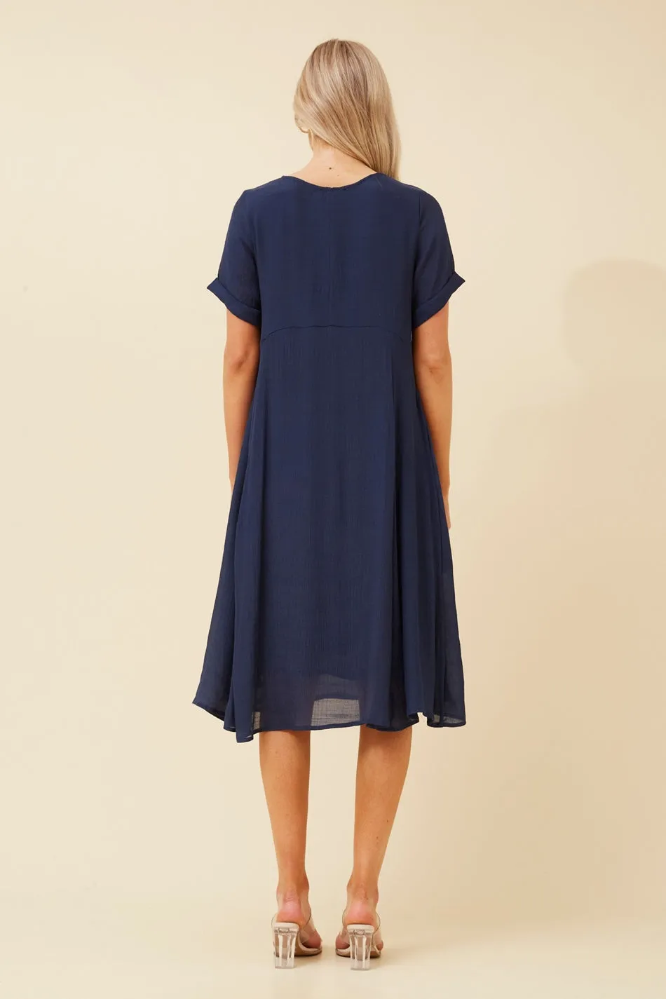 DREE SOLID MIDI DRESS