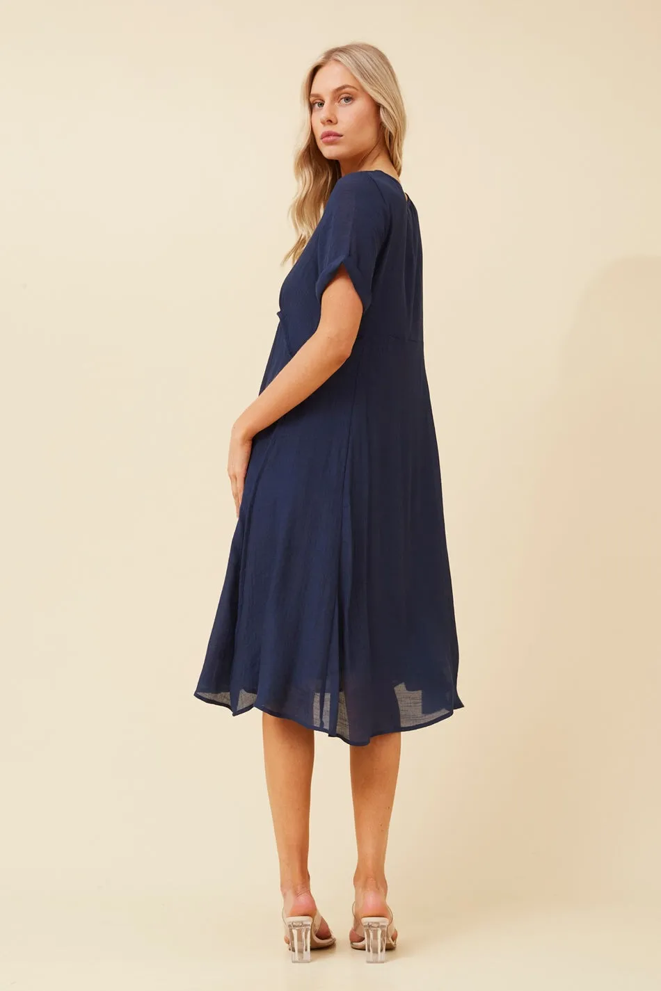 DREE SOLID MIDI DRESS