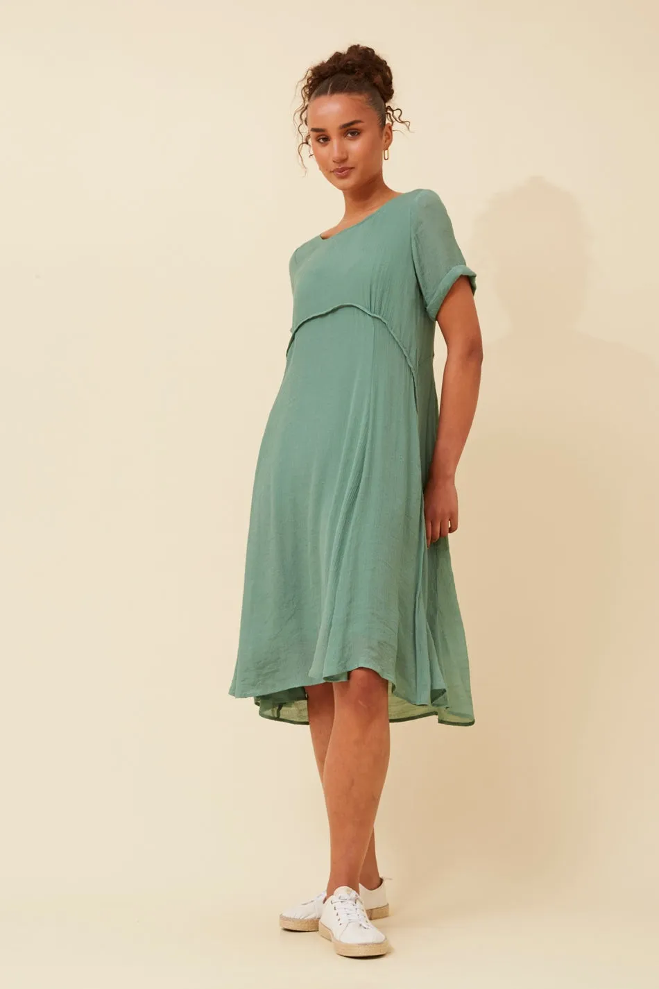 DREE SOLID MIDI DRESS