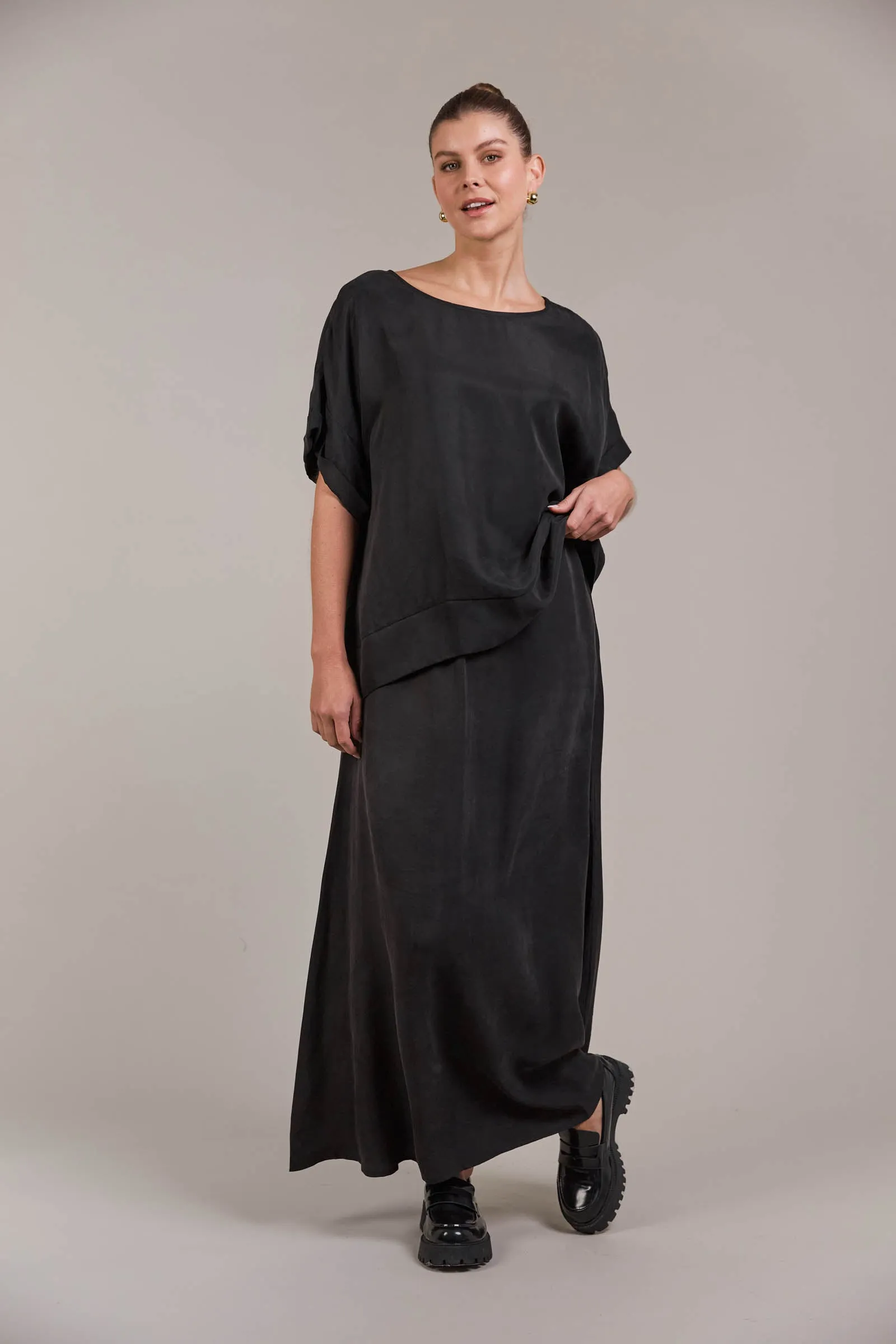 Eden Relaxed Top - Black