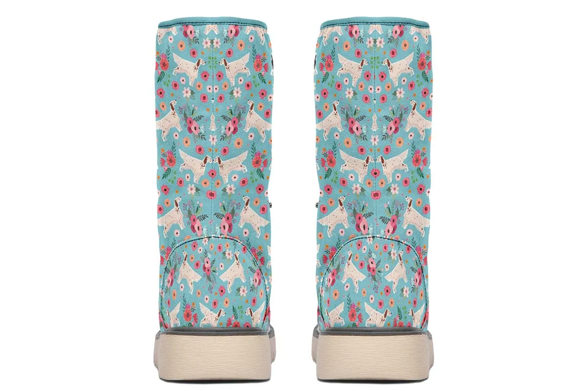 English Setter Flower Polar Vibe Boots