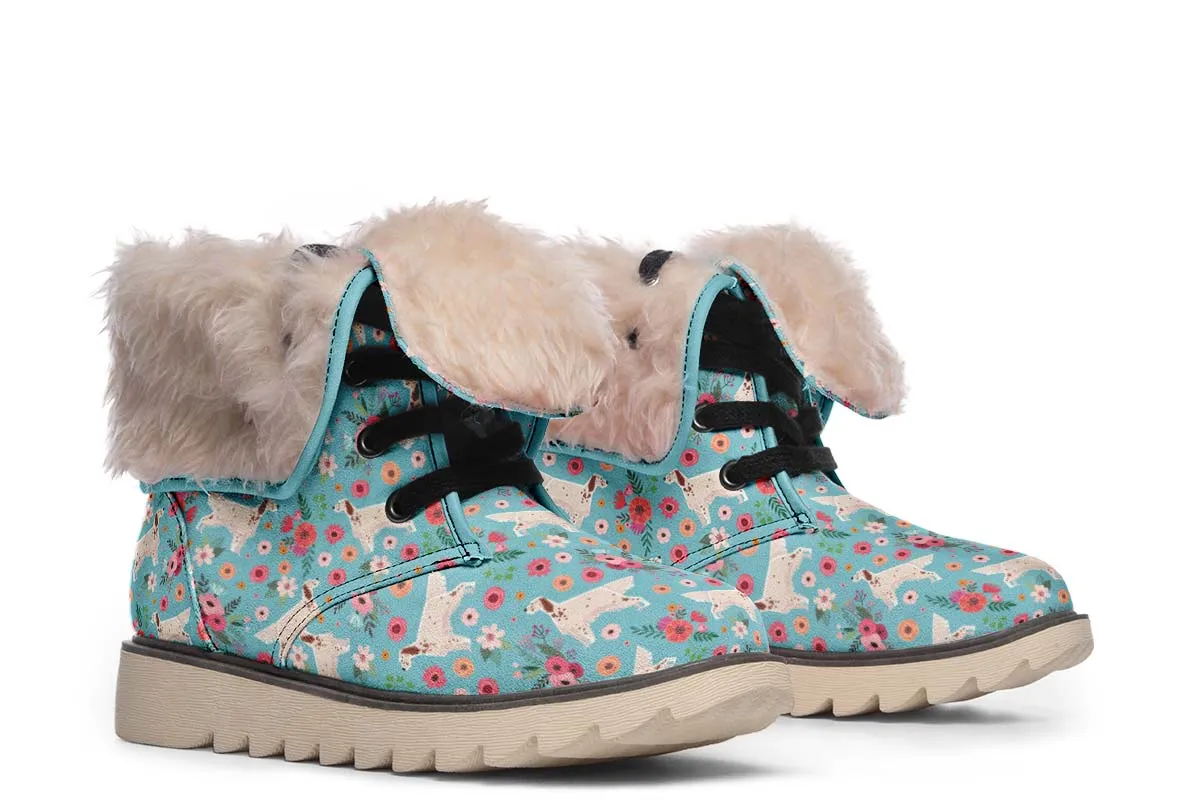English Setter Flower Polar Vibe Boots