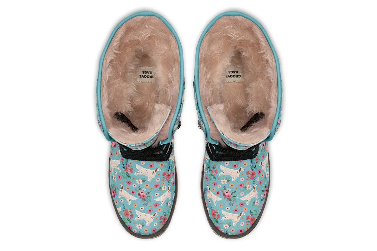 English Setter Flower Polar Vibe Boots
