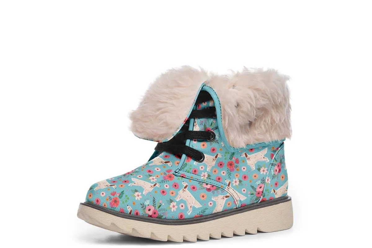 English Setter Flower Polar Vibe Boots