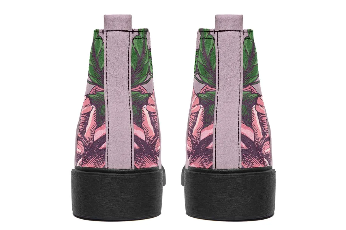 Floral Cow Neat Vibe Boots