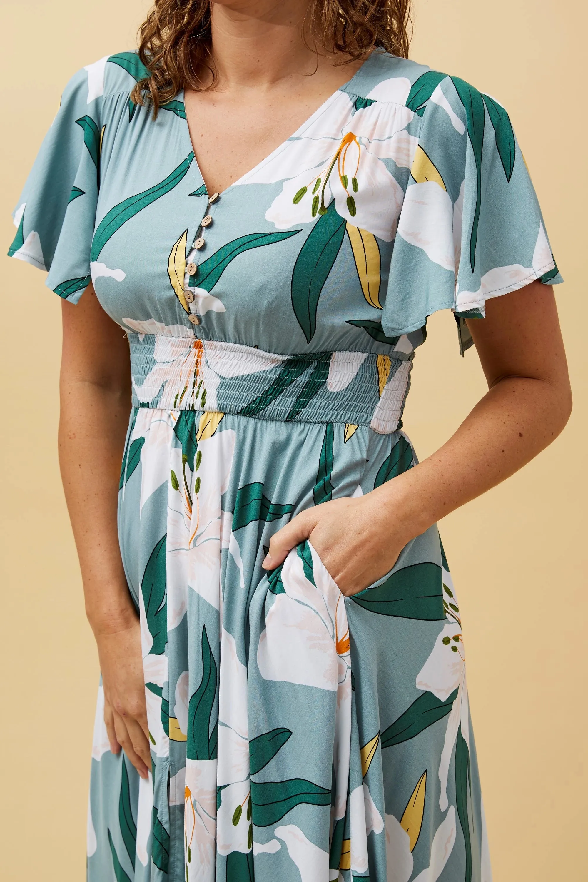 Floral Short Dress