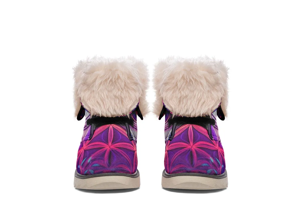 Flower Life Purp Moon Boots