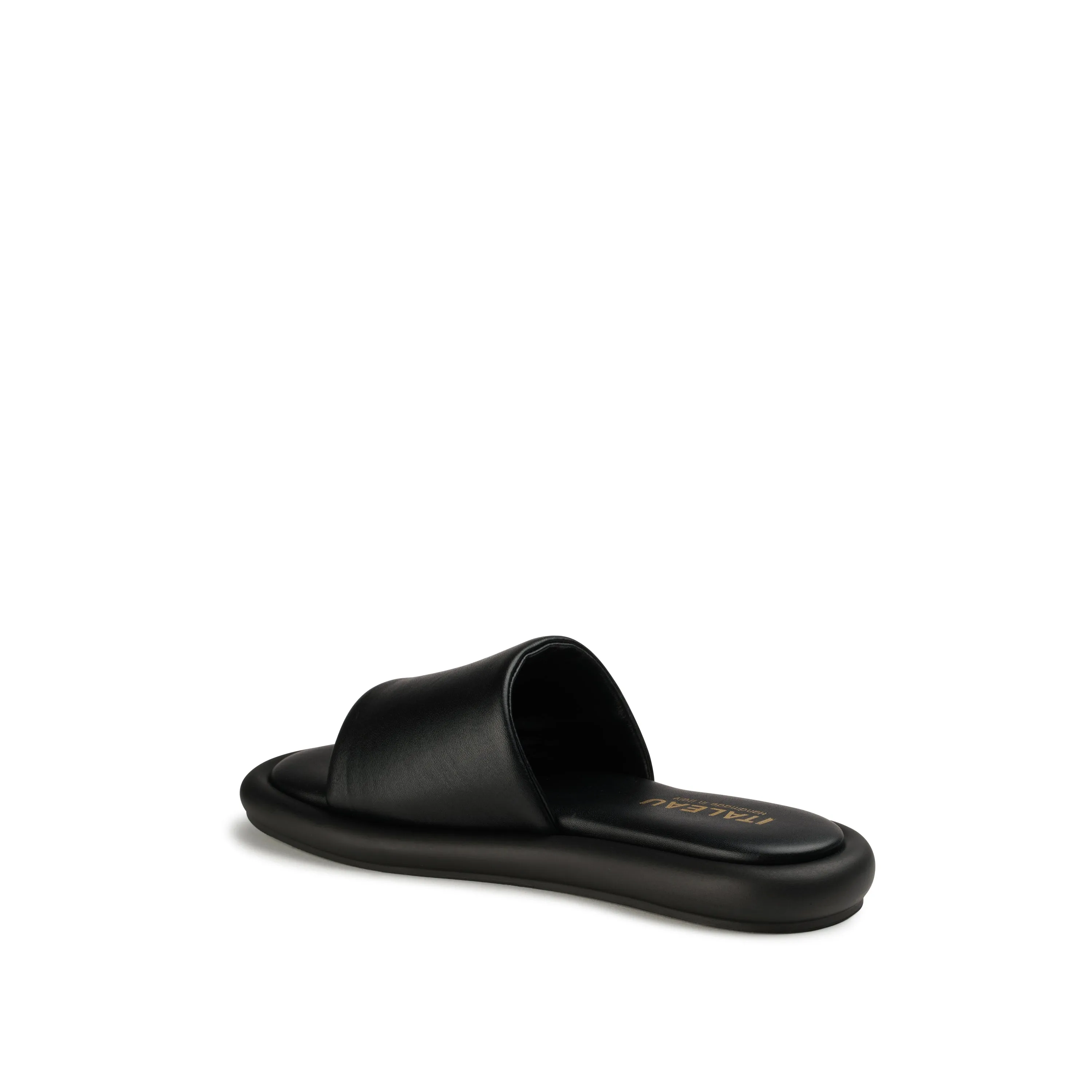 Giorgia Slides Jet Black