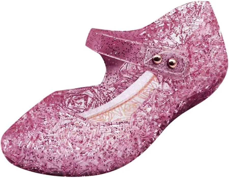 Girls Dress Shoes Glitter Kids Girls Dance Sandals Princess Jelly Shoes Party Infant Toddler Toddlers Sandals