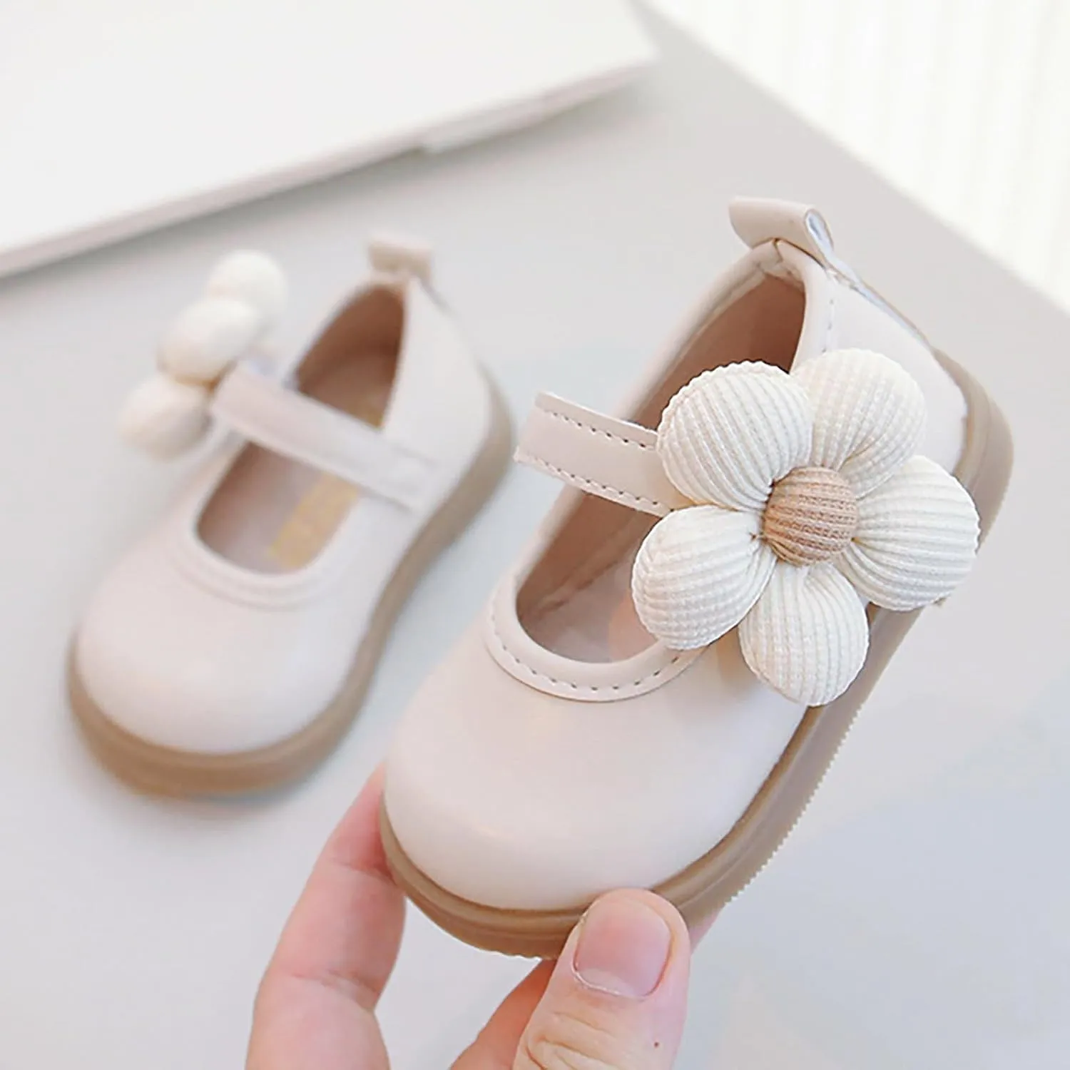 Girls Dress Shoes Mary Jane Flats for Party School Wedding Toddler Baby Ballet Shoes Flower Girls Dress Shoes