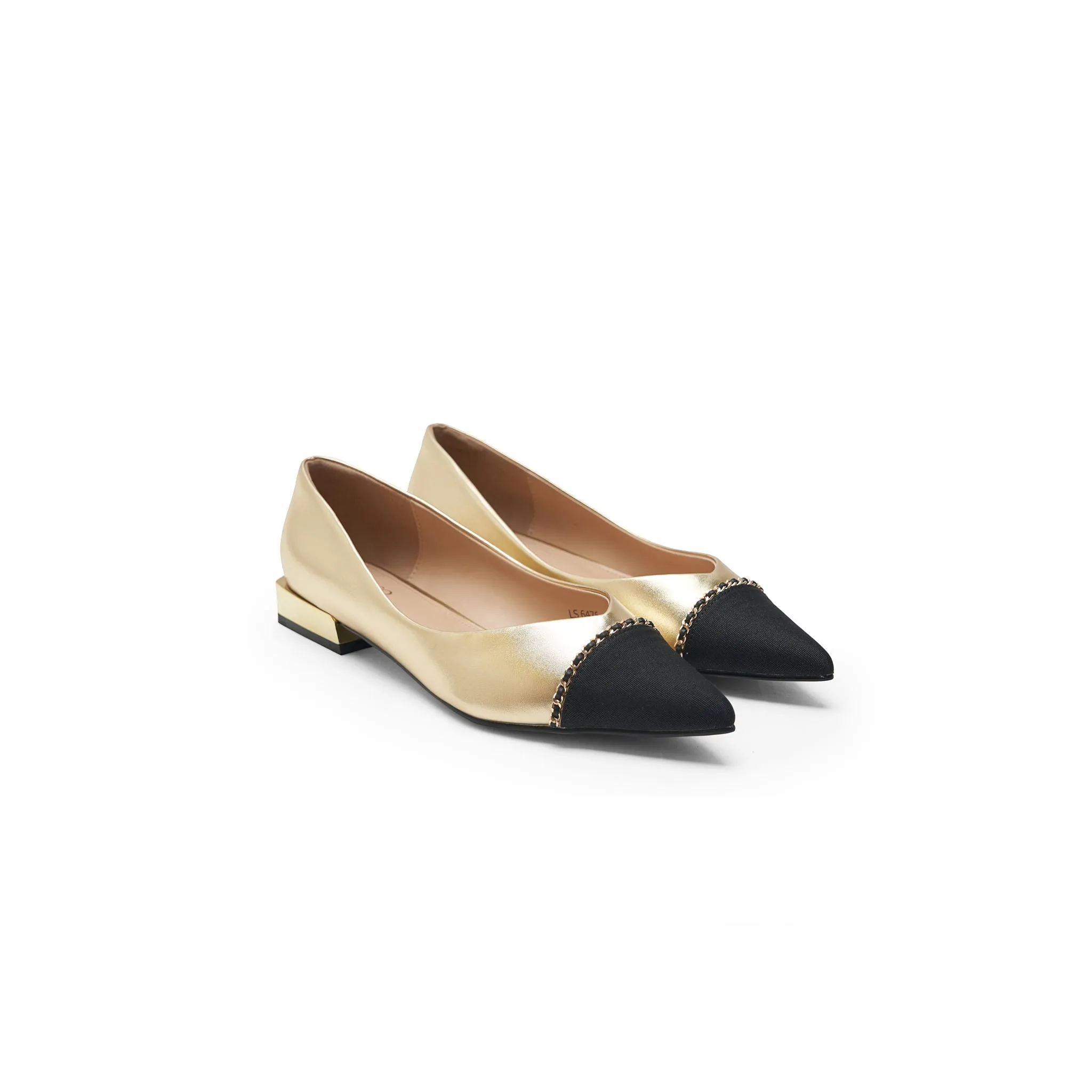 Gold Ballerina With Embellishment