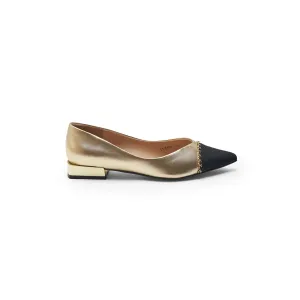 Gold Ballerina With Embellishment