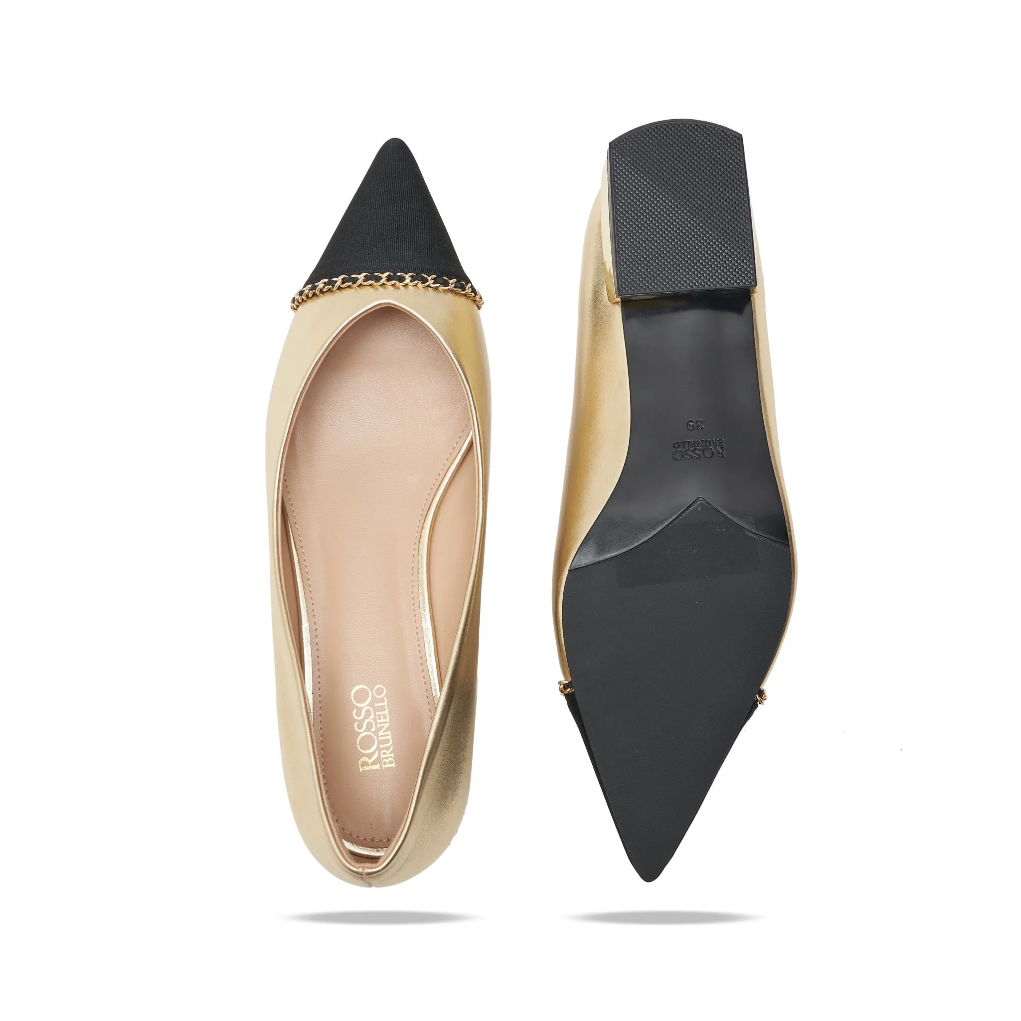 Gold Ballerina With Embellishment