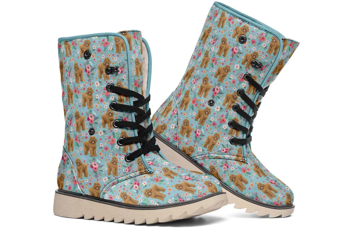 Goldendoodle Flower Polar Vibe Boots