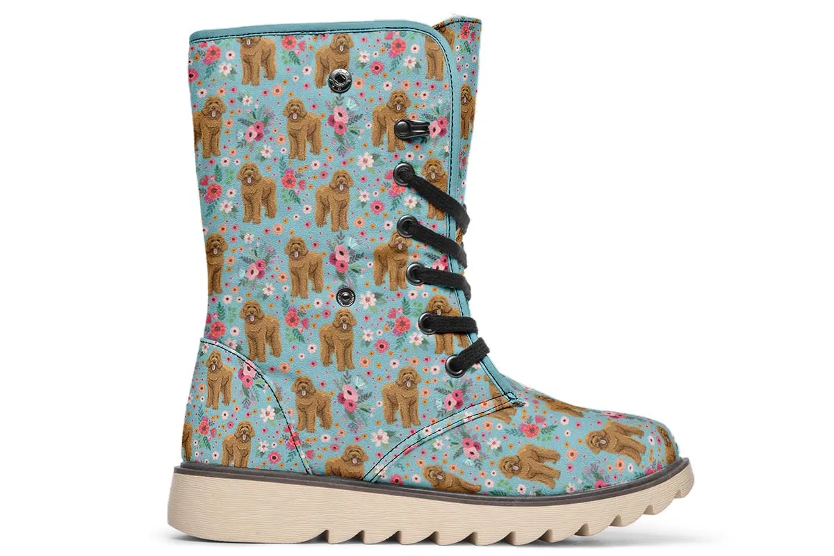 Goldendoodle Flower Polar Vibe Boots