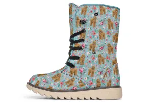 Goldendoodle Flower Polar Vibe Boots