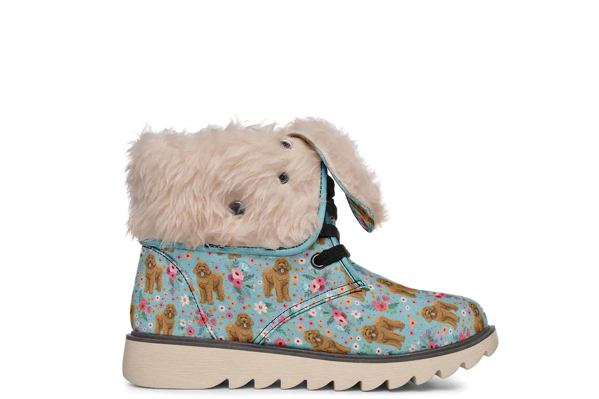 Goldendoodle Flower Polar Vibe Boots