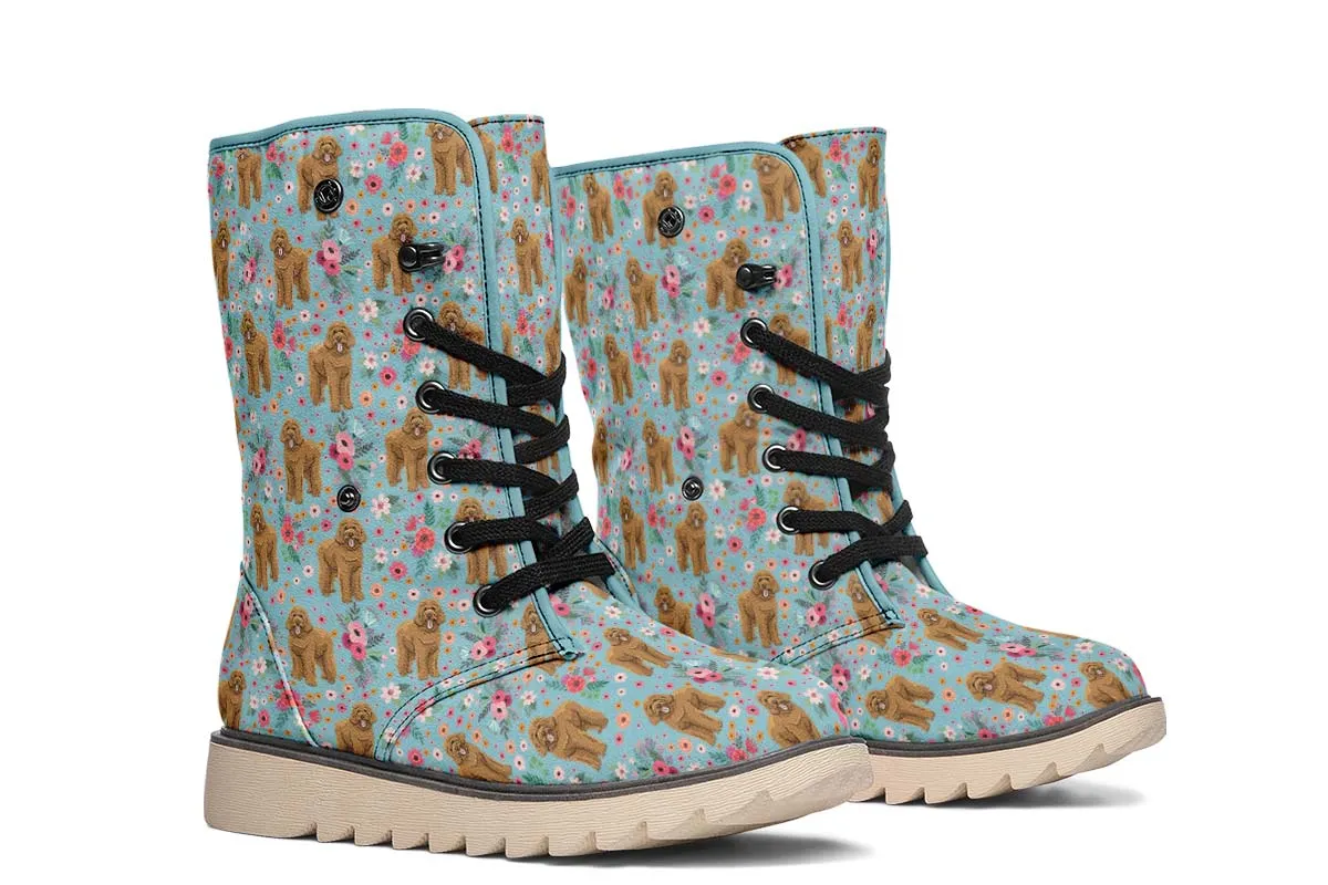Goldendoodle Flower Polar Vibe Boots