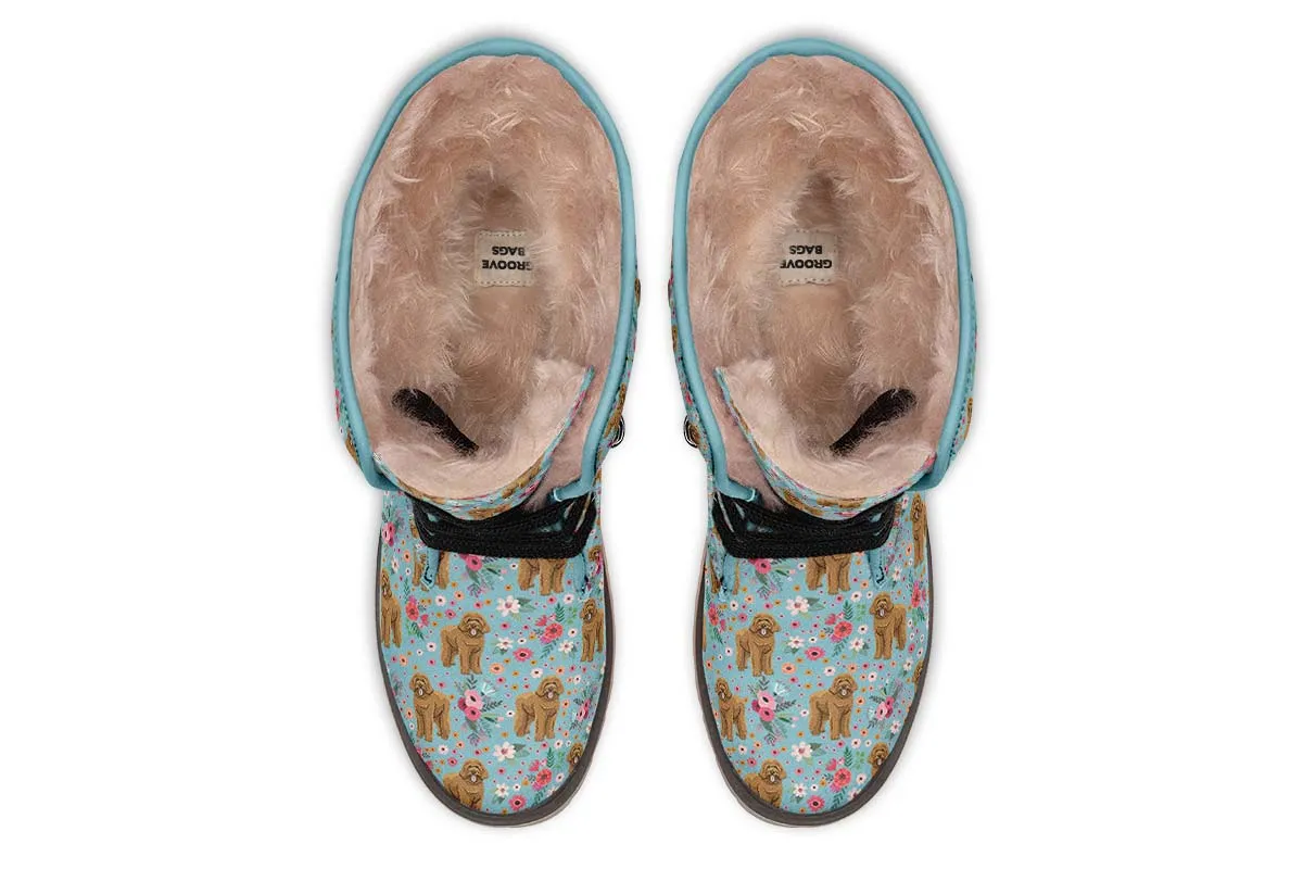 Goldendoodle Flower Polar Vibe Boots