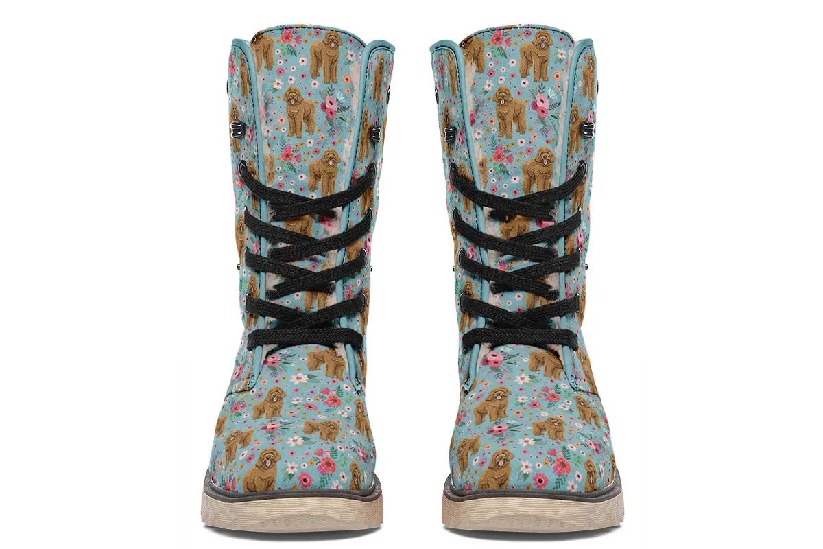 Goldendoodle Flower Polar Vibe Boots