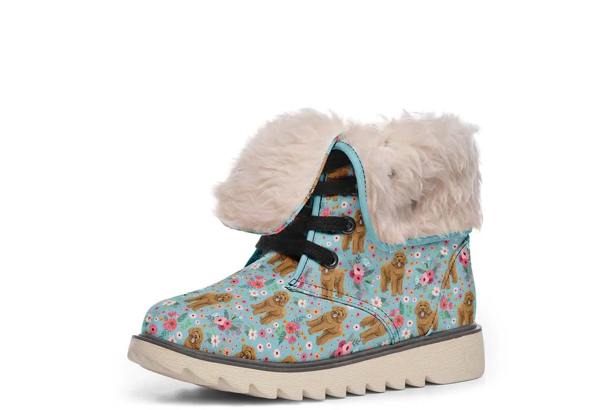 Goldendoodle Flower Polar Vibe Boots