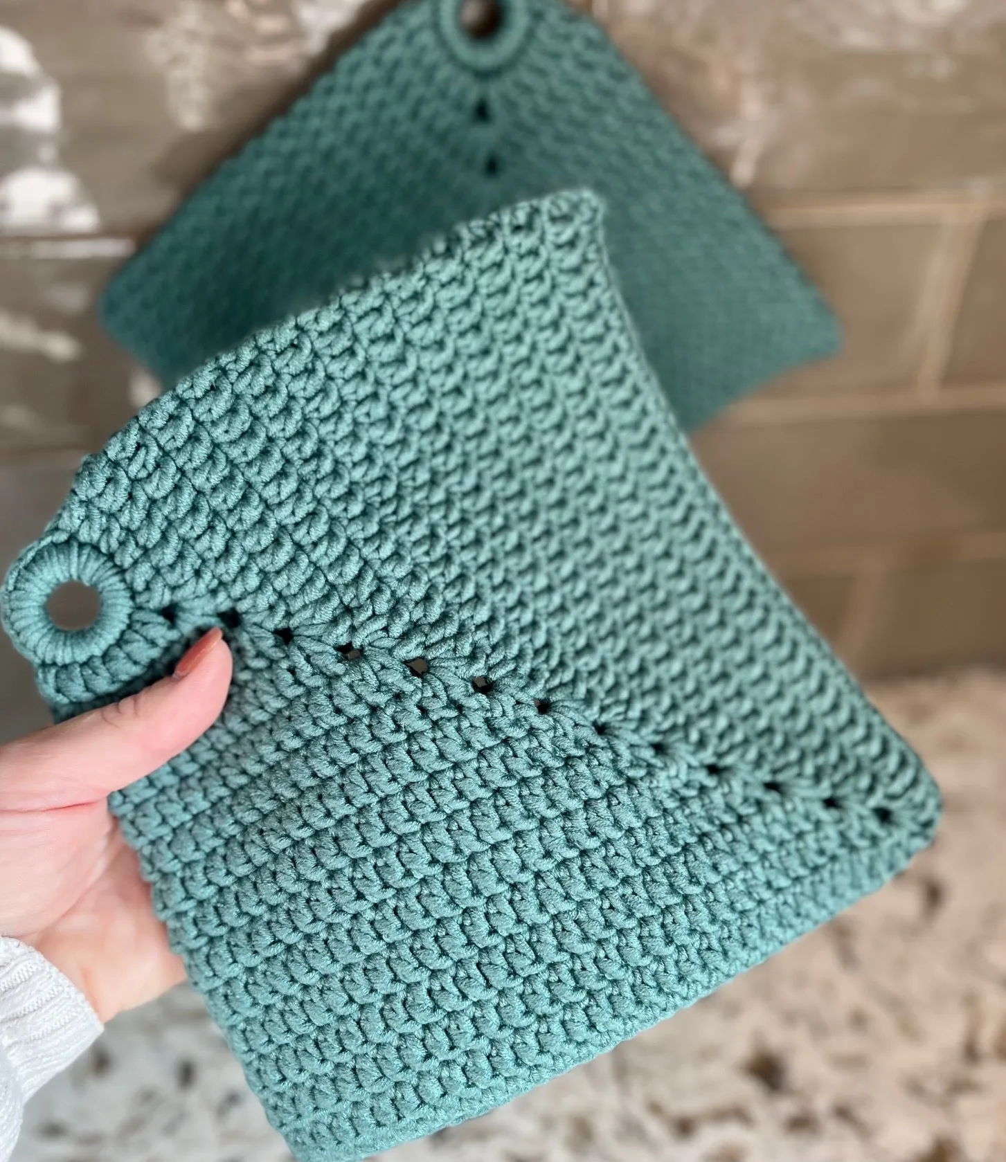 Grandma Carol's Pot Holder Crochet Pattern